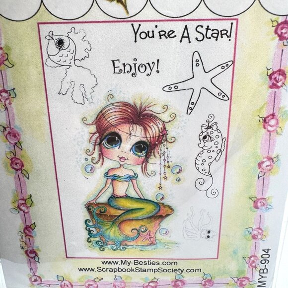 Penny Black Lulu Spring Clear Stamps & Sherri Baldy My Besties Craft Stamps Set - Picture 3 of 13